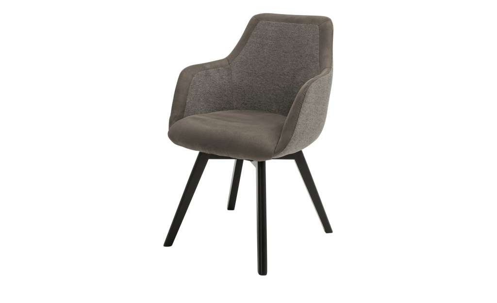 Dine + Mine Polsterstuhl  Corby ¦ braun Stühle > Esszimmerstühle > Esszimmerstühle mit Armlehnen - Höffner