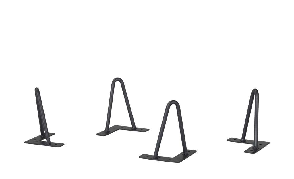 Füße 4er Set  Bonagia ¦ grau Sonstiges Zubehör - Höffner