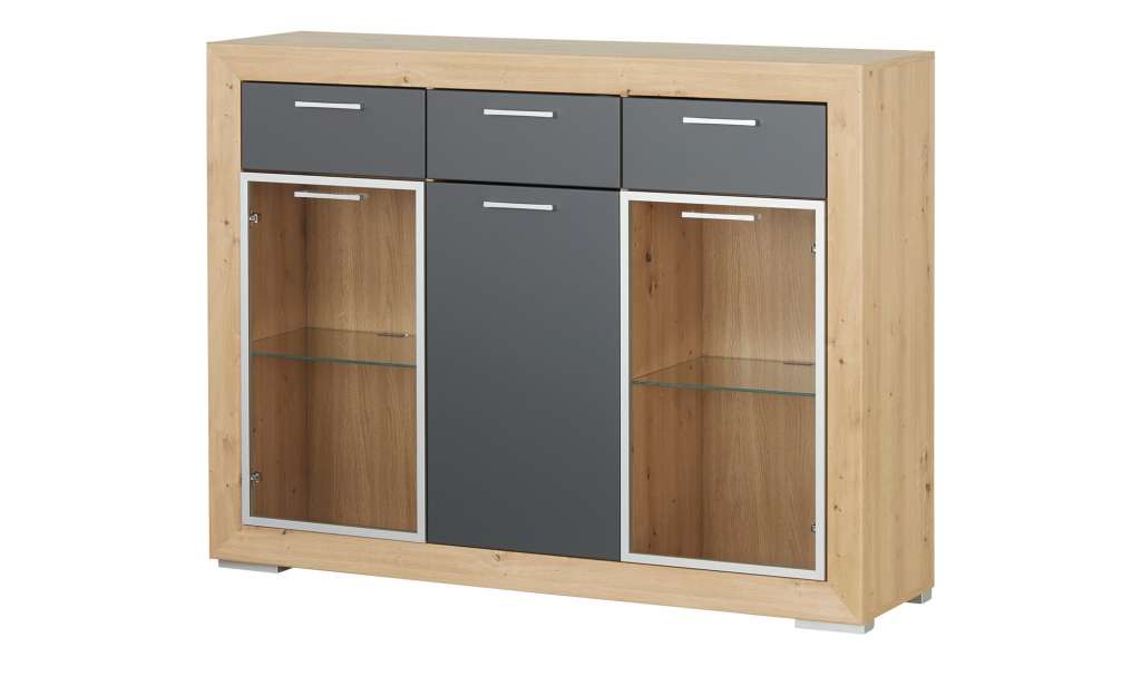 Highboard  Fiesta ¦ holzfarben Kommoden & Sideboards > Highboards - Höffner