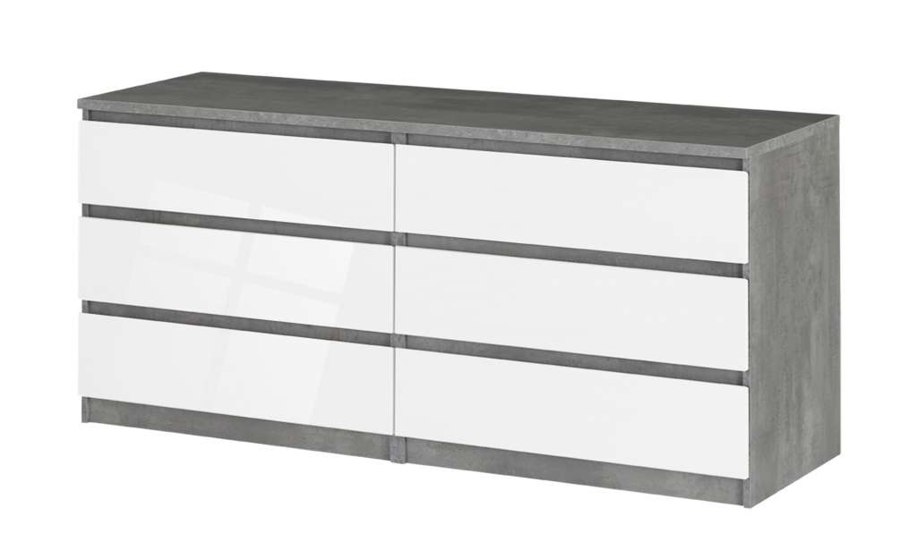 Sideboard mit 6 Schüben  Nardo ¦ grau Kommoden & Sideboards > Kommoden - Höffner