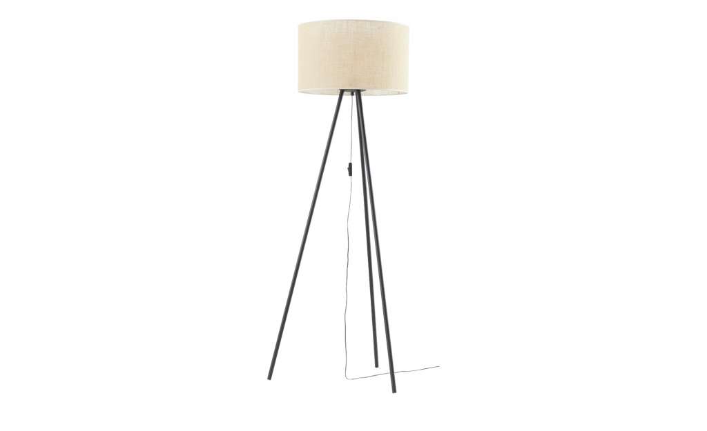 Stehleuchte, 1-flammig, Jute Schirm ¦ braun Ø: 50 Lampen & Leuchten > Innenleuchten > Stehlampen - Höffner