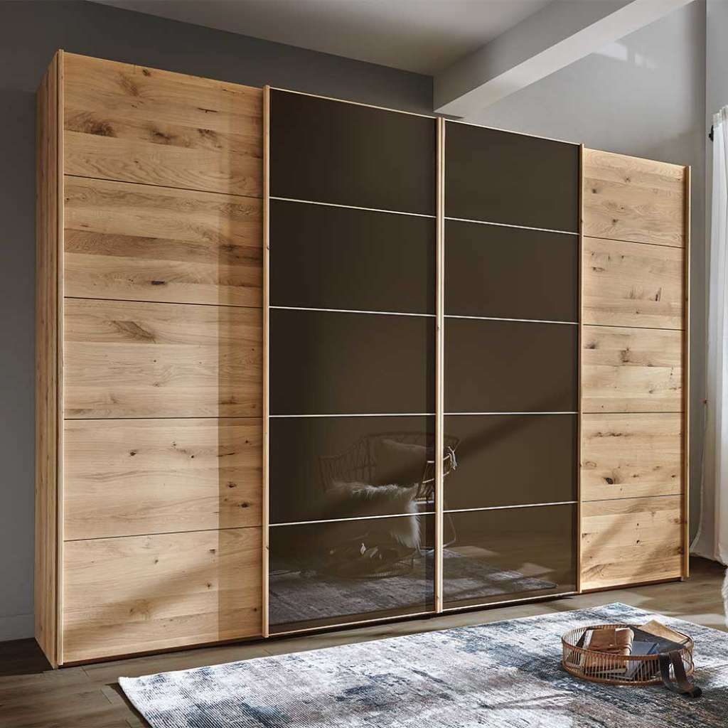 Schlafzimmerschrank mit Schwebetüren 67 cm tief