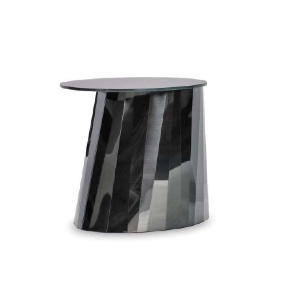 Classicon - Pli Beistelltisch - 48 cm - onyx schwarz - glänzend - indoor
