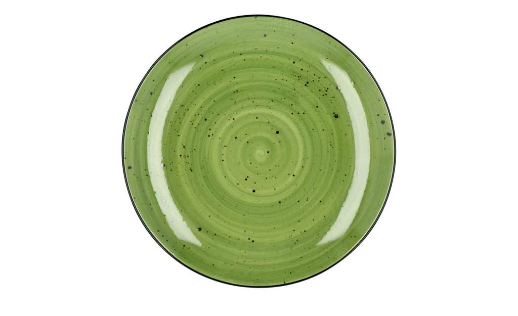 Peill+Putzler Dessertteller  Genua ¦ grün ¦ Porzellan Ø: 20.3 Geschirr > Teller - Höffner