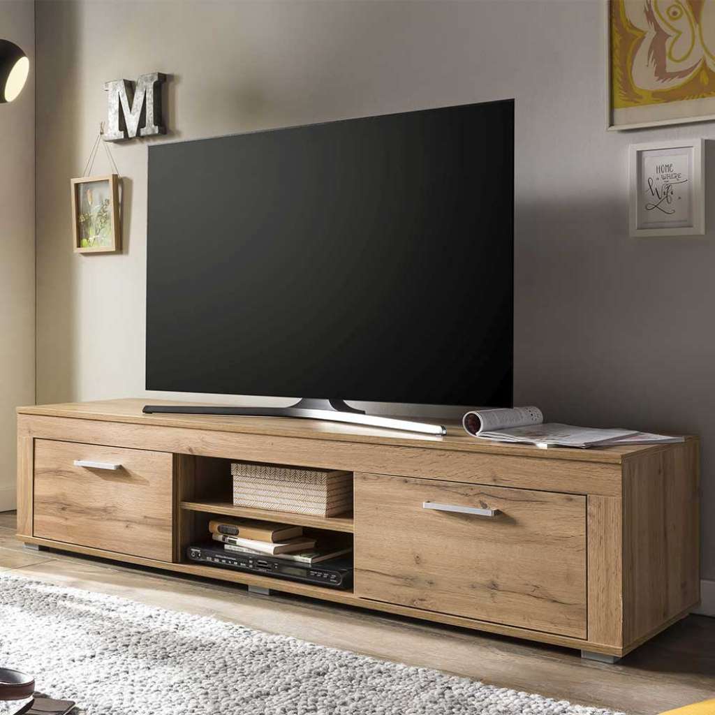 TV Unterschrank in Wildeichefarben 2 Klappen