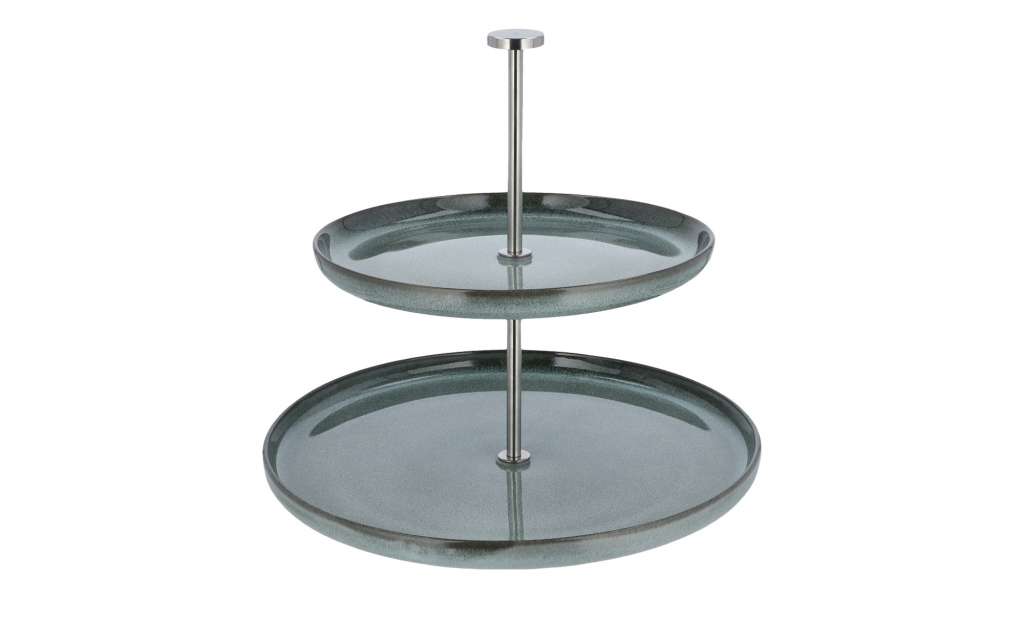 Peill+Putzler Etagere  Rimini ¦ grün Ø: 27 Geschirr > Etageren - Höffner