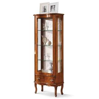 Schrank Vitrine in Nussbaumfarben italienisches Design
