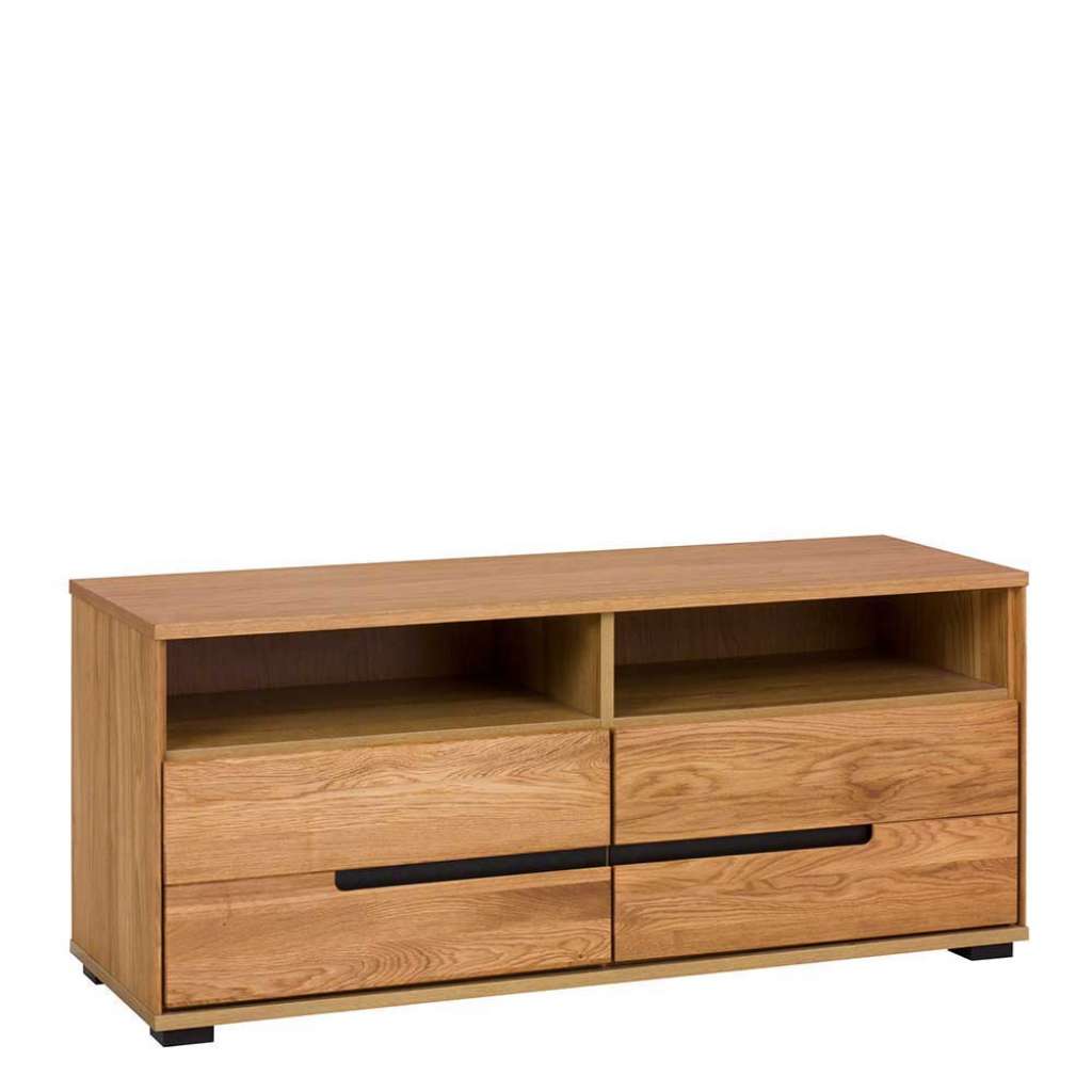Unterschrank Fernseher in Eichefarben 2 Soft Close Schubladen