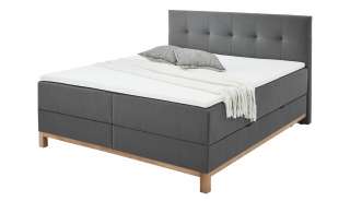 maison bleue Boxspringbett mit Bettkasten Mara ¦ grau Betten > Boxspringbetten > Boxspringbetten 160x200 - Höffner