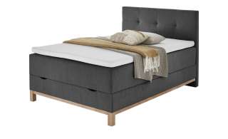 maison bleue Boxspringbett mit Bettkasten Mara ¦ grau Betten > Boxspringbetten > Boxspringbetten 140x200 - Höffner