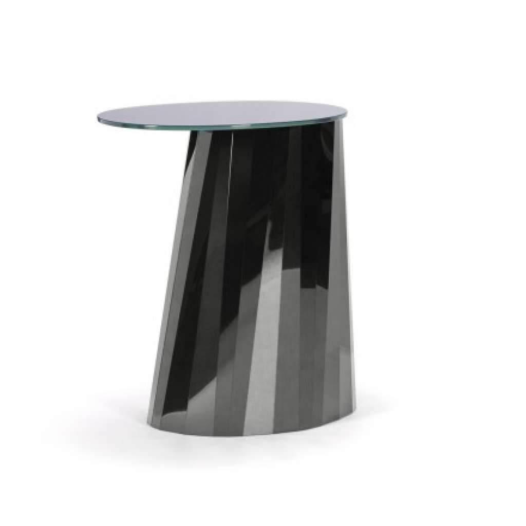 Classicon - Pli Beistelltisch - 65 cm - onyx schwarz - glänzend - indoor