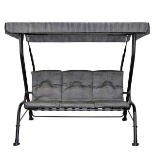 Graue Hollywoodschaukel in modernem Design 201 cm breit