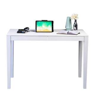 Weißer Schreibtisch in modernem Design 110 cm breit