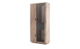 uno Kombi-Vitrine  Lunis ¦ holzfarben Kommoden & Sideboards > Vitrinen - Höffner