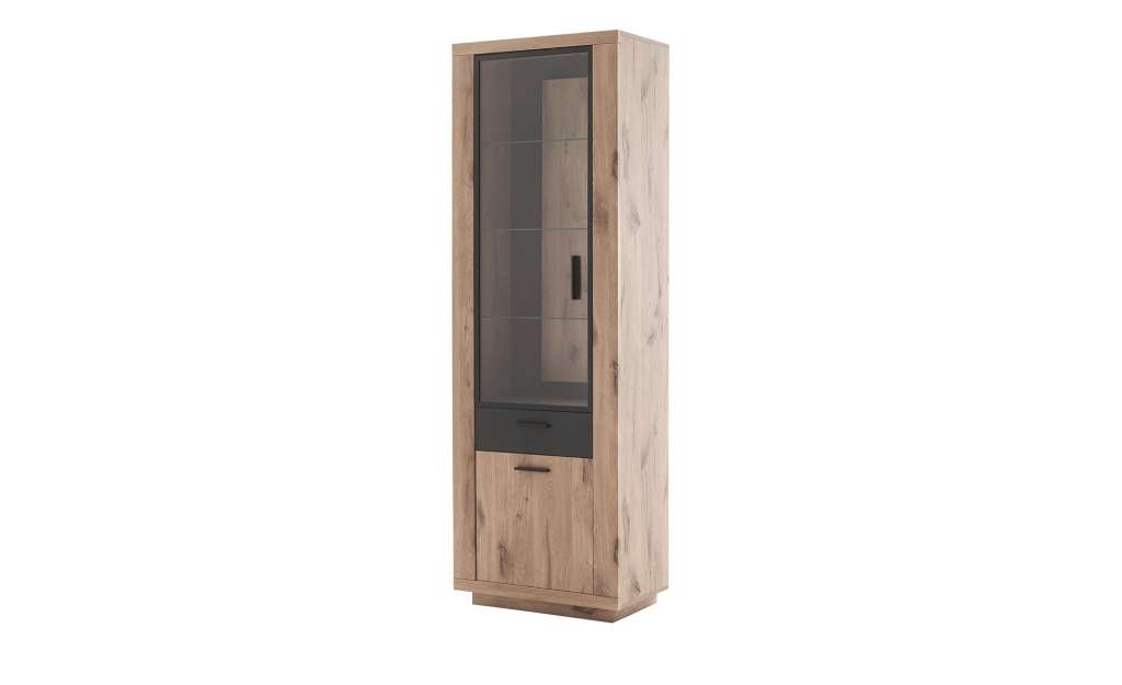 uno Vitrine  Lunis ¦ holzfarben Kommoden & Sideboards > Vitrinen - Höffner