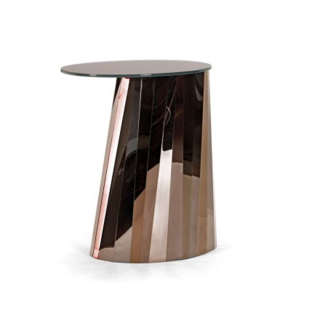 Classicon - Pli Beistelltisch - 65 cm - pyrit bronze - glänzend - indoor