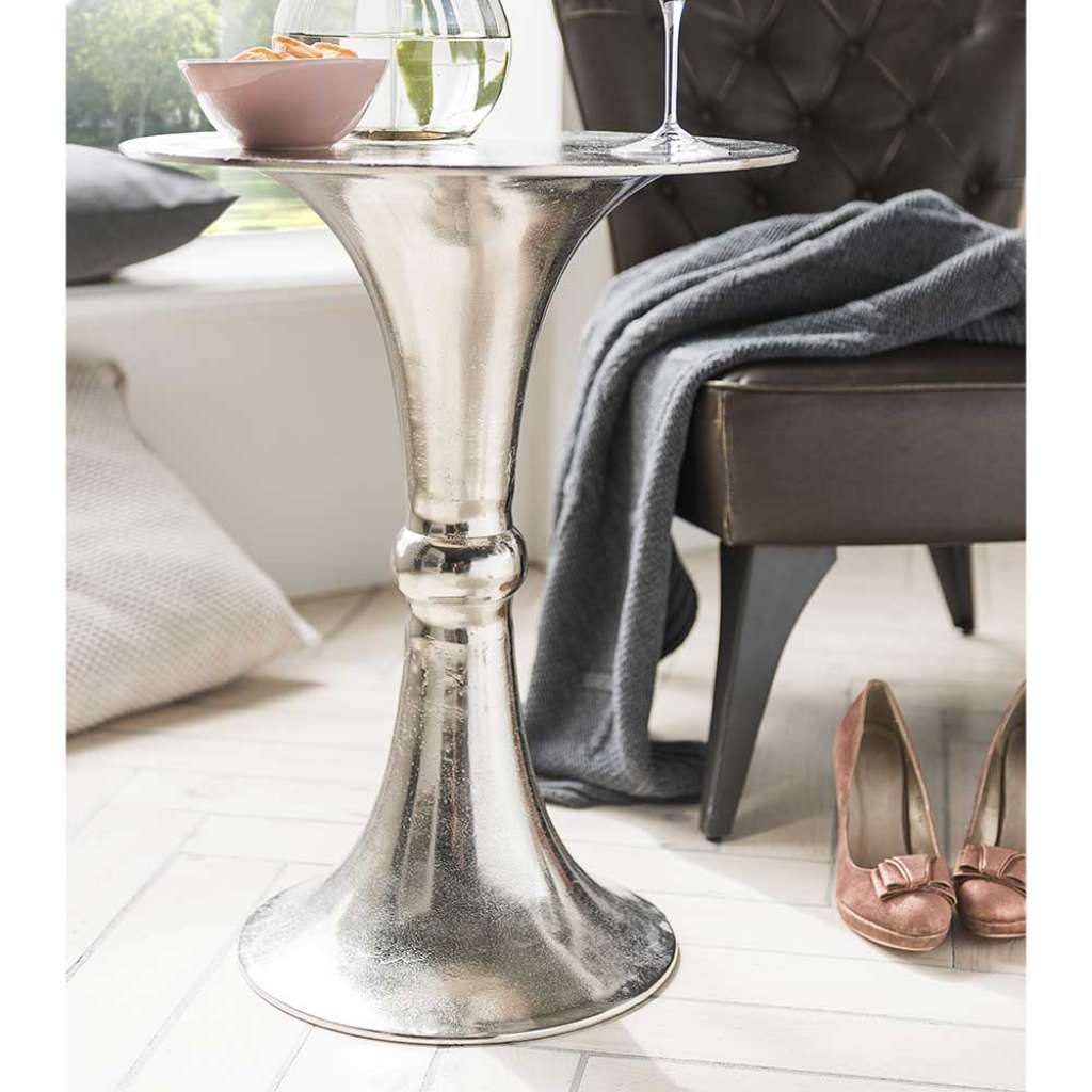 Beistelltisch Sessel aus Metall Vintage Look