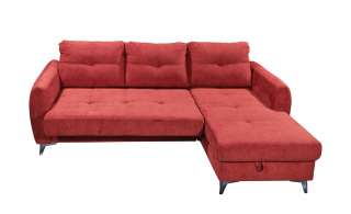 Ecksofa  Rene ¦ rot Polstermöbel > Sofas > Ecksofas - Höffner