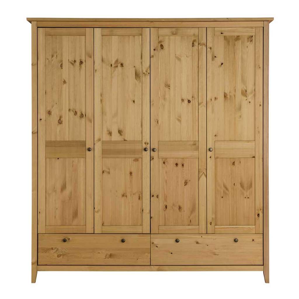 Holzkleiderschrank im Landhausstil 210 cm breit