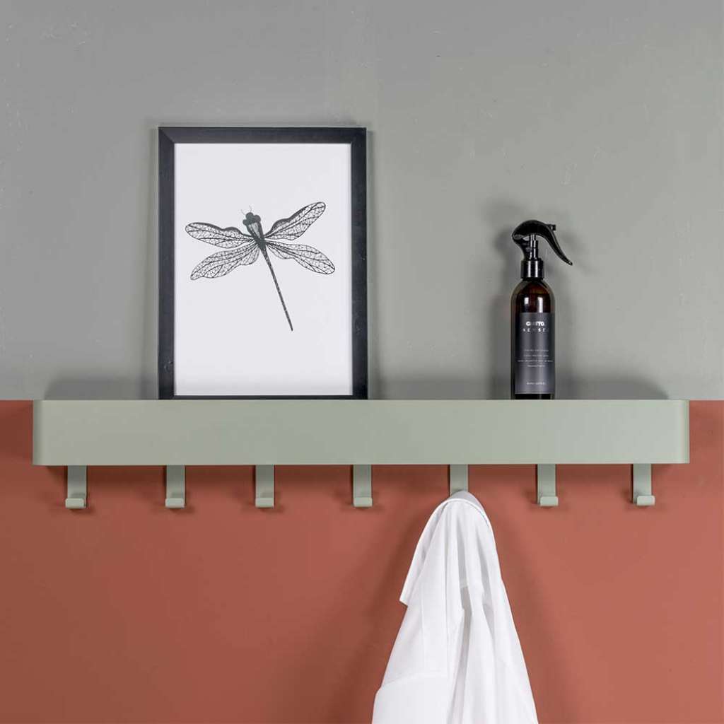 Garderobenhakenleiste in modernem Design die Wandmontage