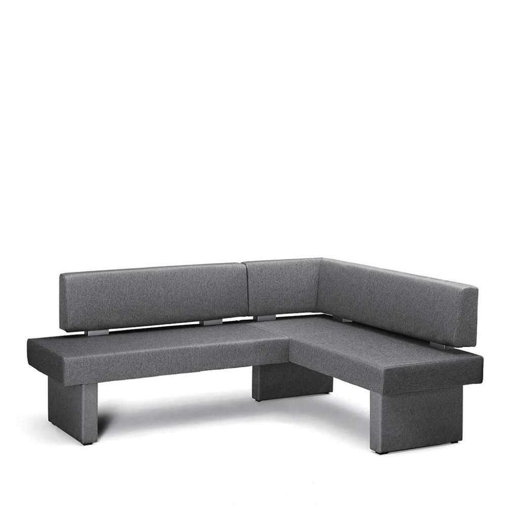 Esszimmer Polsterbank in Grau 195x155 cm
