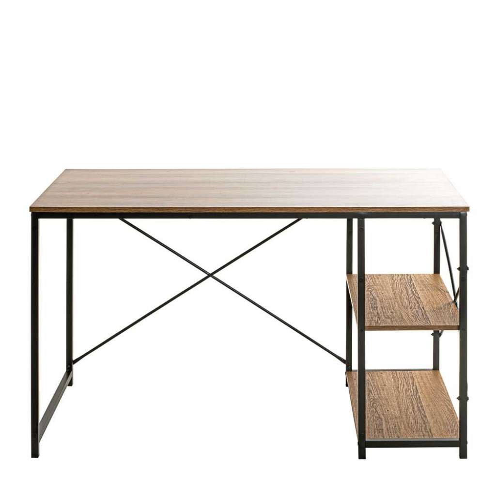 Schreibtisch mit Seitenregal 120 x 60 cm