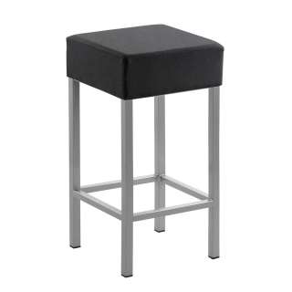 Moderner Küchenhocker 64 cm Sitzhöhe Vierfußgestell aus Metall