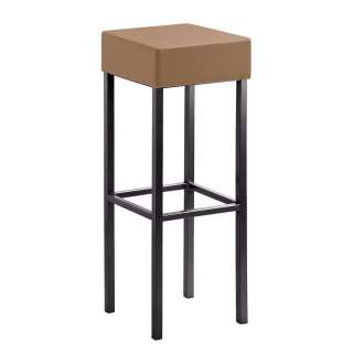 Hoher Barhocker 91 cm Sitzhöhe Vierfußgestell aus Metall