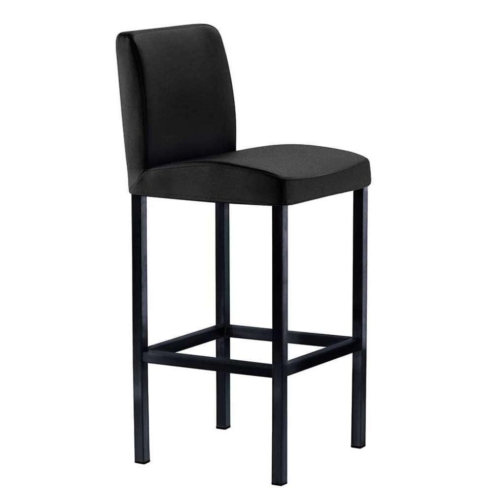 Premium Barstuhl in Schwarz Anthrazit