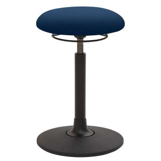 Ergonomischer Pendelhocker in Blau & Schwarz Made in Germany