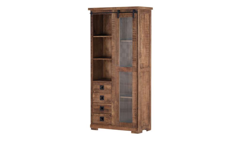 Woodford Vitrine  Shiba ¦ holzfarben Kommoden & Sideboards > Vitrinen - Höffner