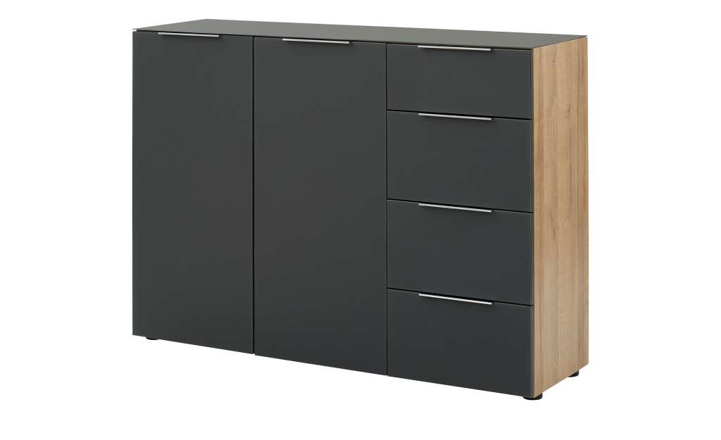 Sideboard  Vitreo ¦ grau Kommoden & Sideboards > Kommoden - Höffner