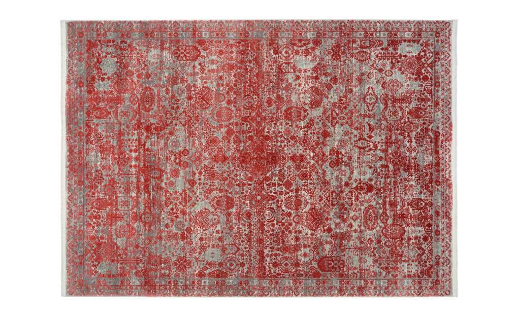 Teppich ¦ rot ¦ Viskose, Synthethische Fasern Teppiche > Wohnteppiche - Höffner