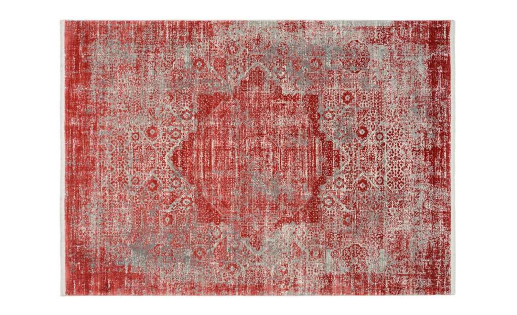 Teppich ¦ rot ¦ Viskose, Synthethische Fasern Teppiche > Wohnteppiche - Höffner
