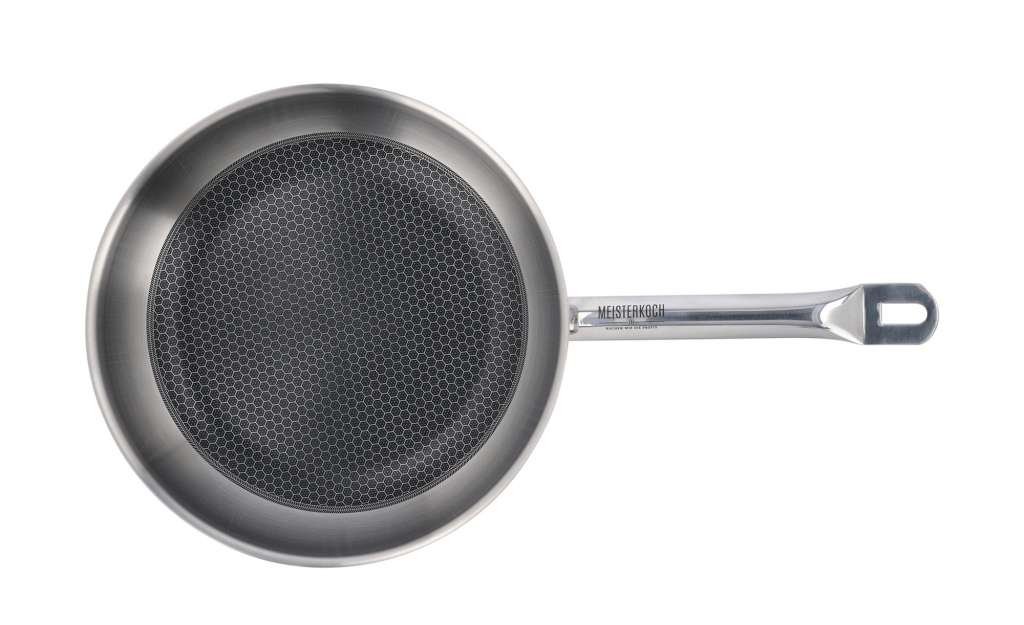 Meisterkoch Edelstahlpfanne  RHOMBUS ¦ silber ¦ Edelstahl Ø: 28 Töpfe & Pfannen & Zubehör > Pfannen > Universalpfannen - Höffner