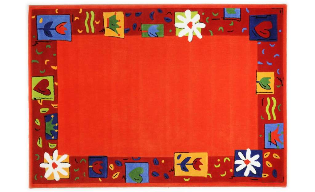 THEKO Kinderteppich ¦ orange ¦ Synthethische Fasern Teppiche > Kinderteppiche - Höffner