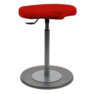 Höhenverstellbarer Pendelhocker in Rot Made in Germany