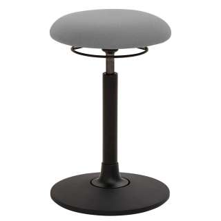 Schreibtisch Pendelhocker in runder Form 39 cm Sitztiefe