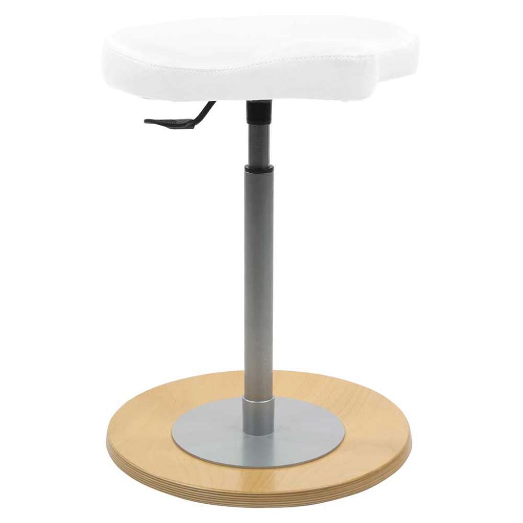 Verstellbarer Pendelhocker mit ergonomischem Sitz Made in Germany