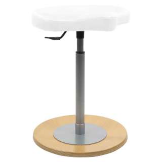 Verstellbarer Pendelhocker mit ergonomischem Sitz Made in Germany