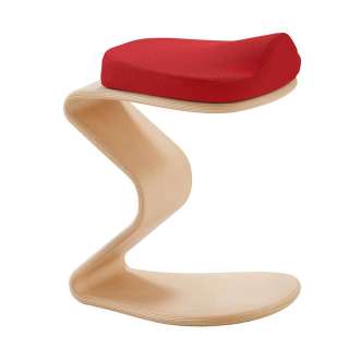 Ergonomischer Hocker aus Buche Schichtholz 45 cm Sitzhöhe