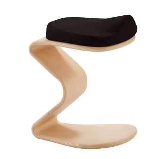 Hocker aus Buche Schichtholz Gestell in C Form