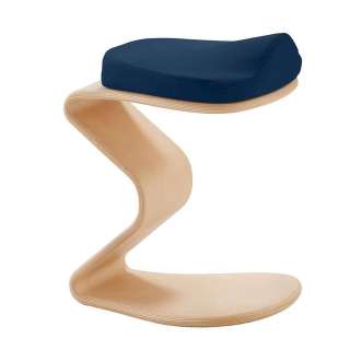 Sattelsitz Hocker mit Schwinggestell Buche Schichtholz