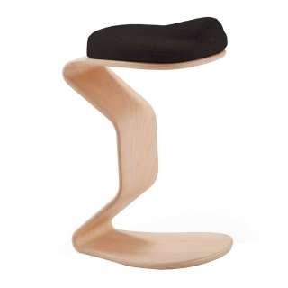 Sattelsitz Hocker mit Schwinggestell Buche Schichtholz
