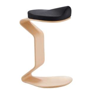 Hocker mit Gestell in C Form Buche Schichtholz