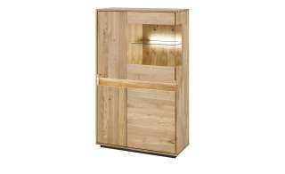 Westerburg Vitrine massiv  Texas ¦ holzfarben Kommoden & Sideboards > Vitrinen - Höffner