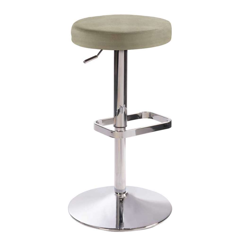 Drehbarer Hochhocker mit Design Fußstütze Gasdruck höhenverstellbar