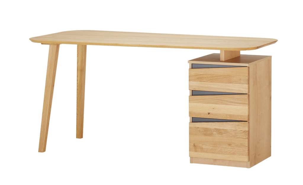 Schreibtisch  Treene Neu ¦ holzfarben Tische > Schreibtische - Höffner