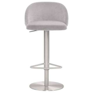 Cocktailform Barhocker mit gepolsterter Rückenlehne Gasdruck höhenverstellbar