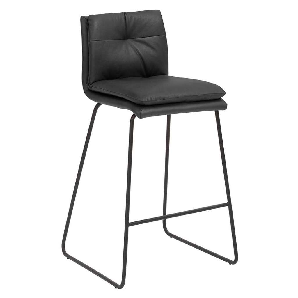 Barhocker Küche in Dunkelgrau und Schwarz Made in Germany